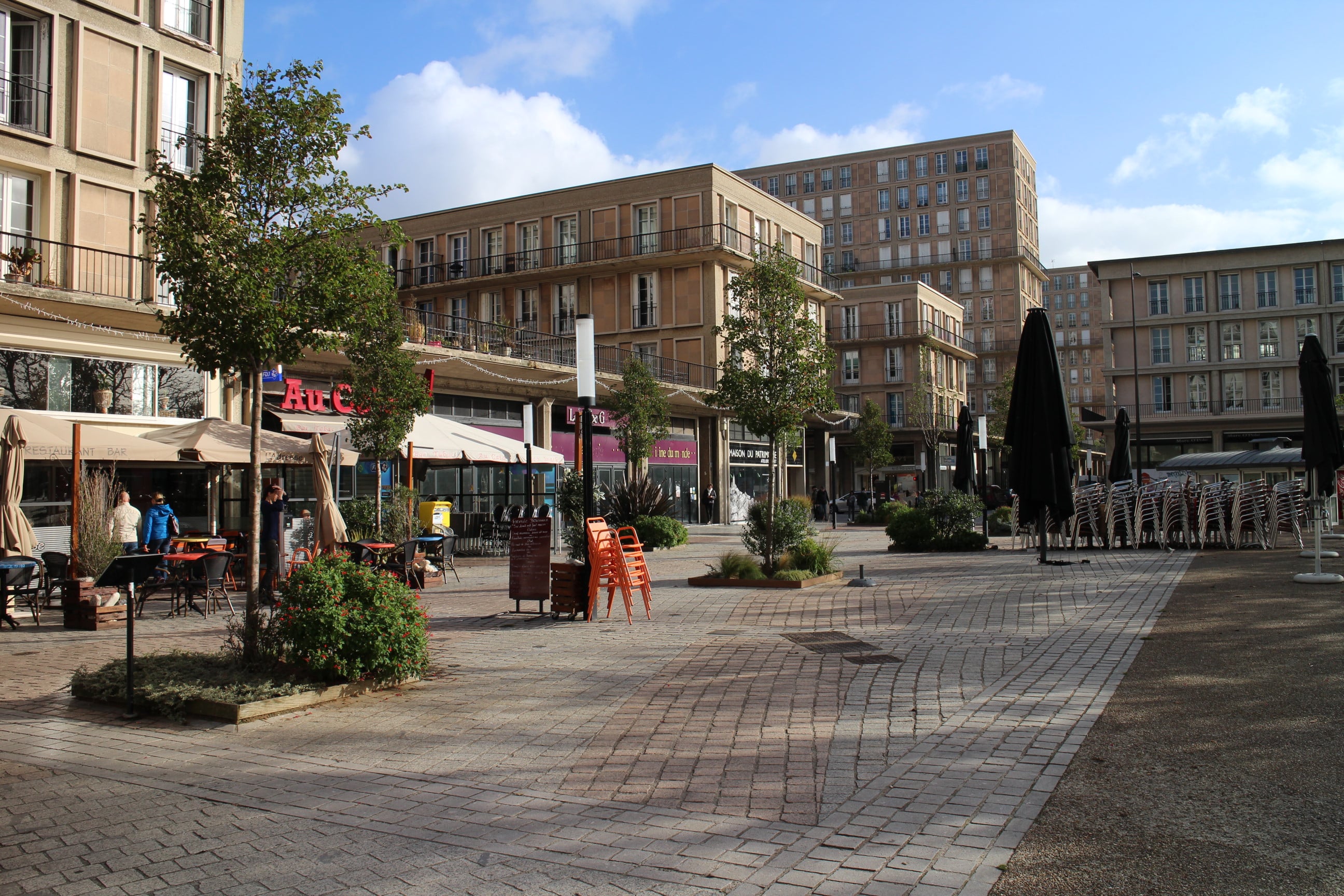 La centre-ville du Havre