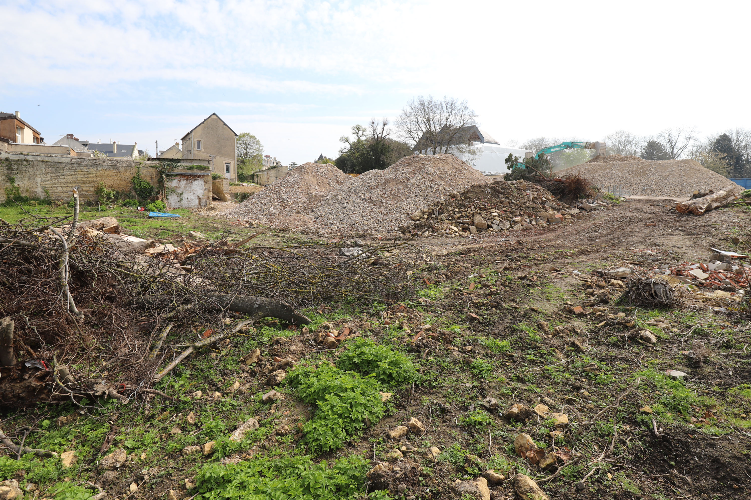 Chantier du programme Elixir à Caen
