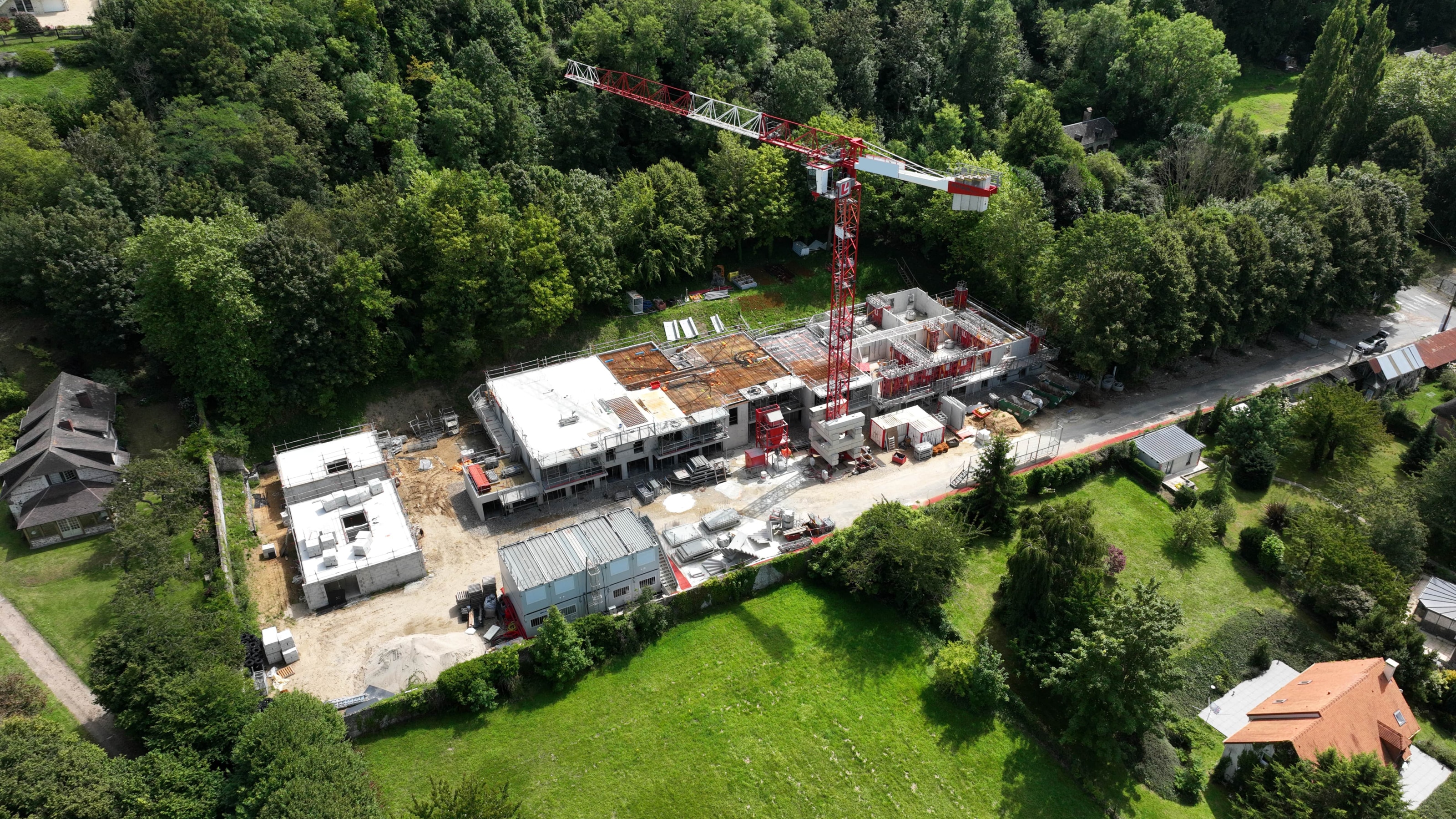 Avancée des travaux de Sémaphore vu du ciel