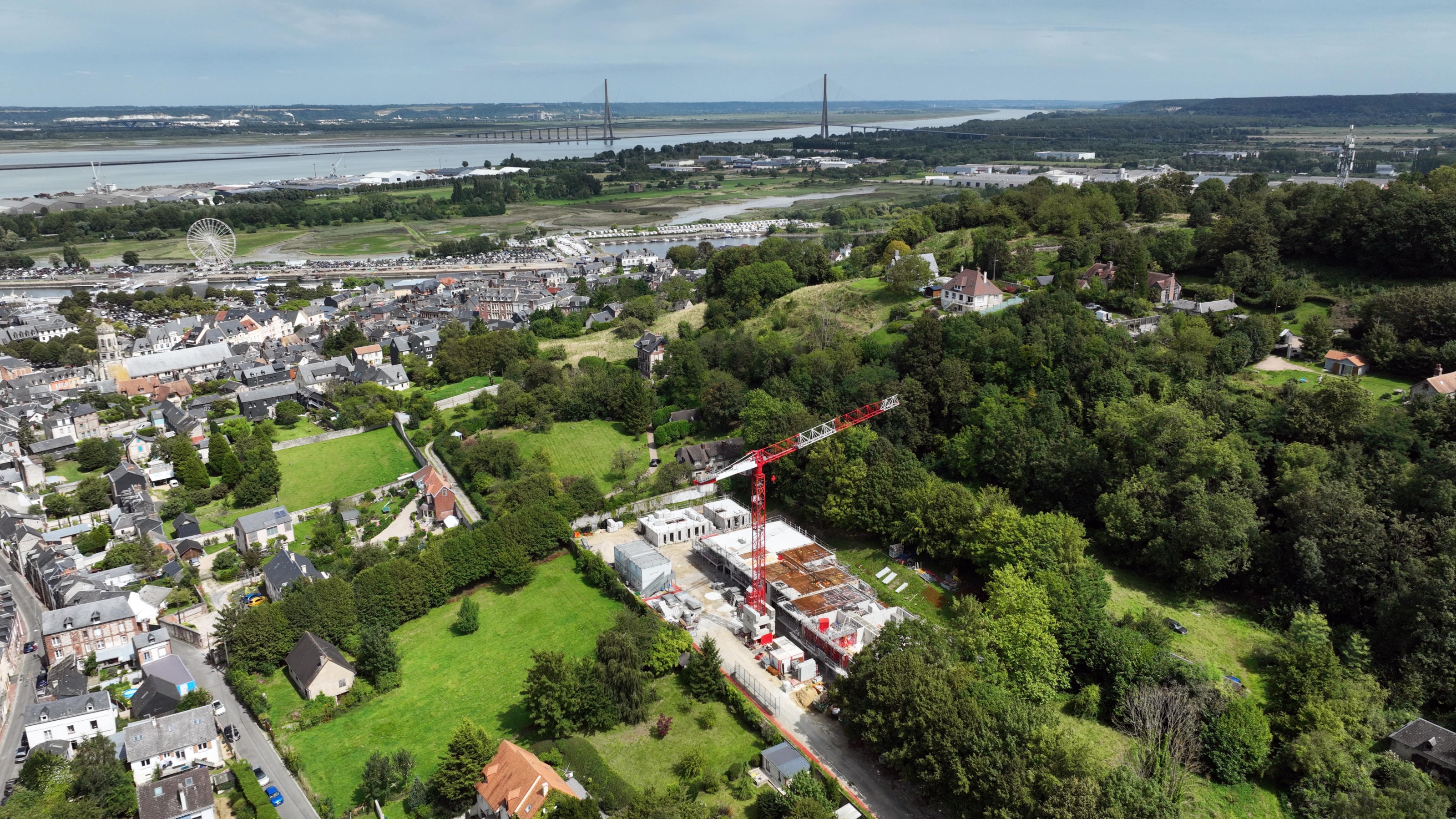 Avancée des travaux de Sémaphore vu du ciel