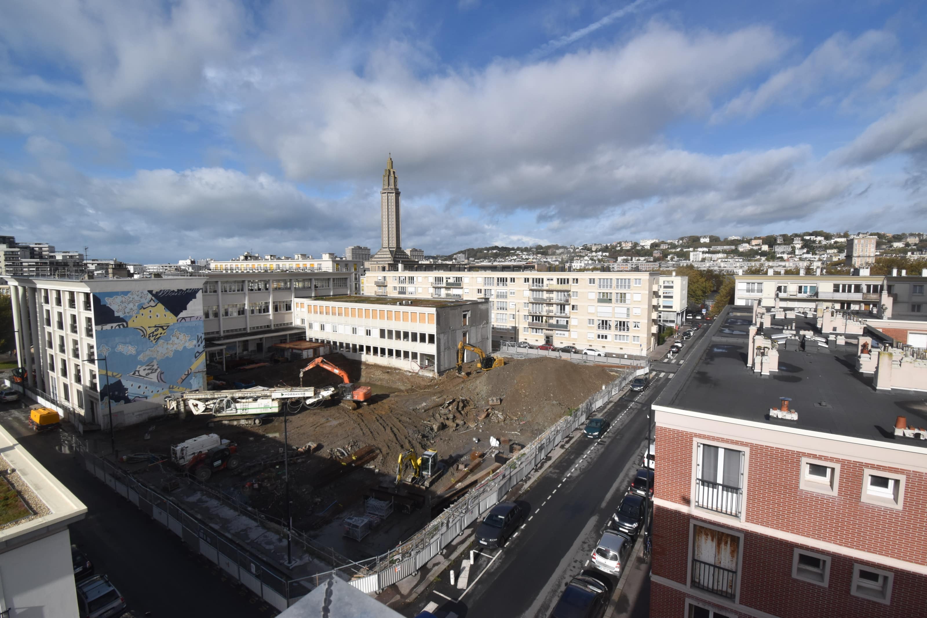 Photo de l'avancée des travaux du projet Scènes de vie