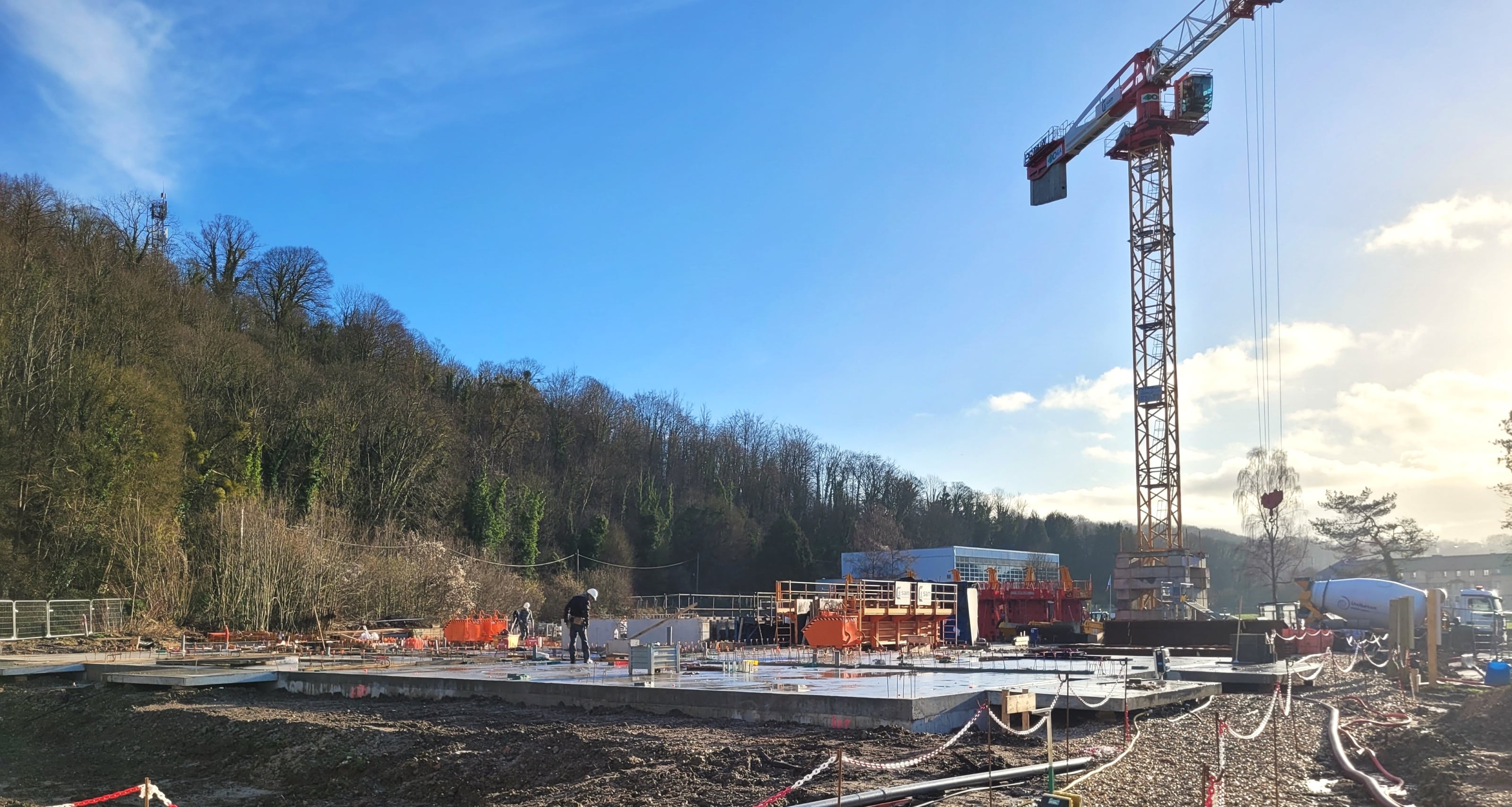 Début des travaux de la résidence du Val Saint-Denis