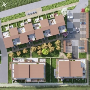 Plan de masse de la résidence Opaline