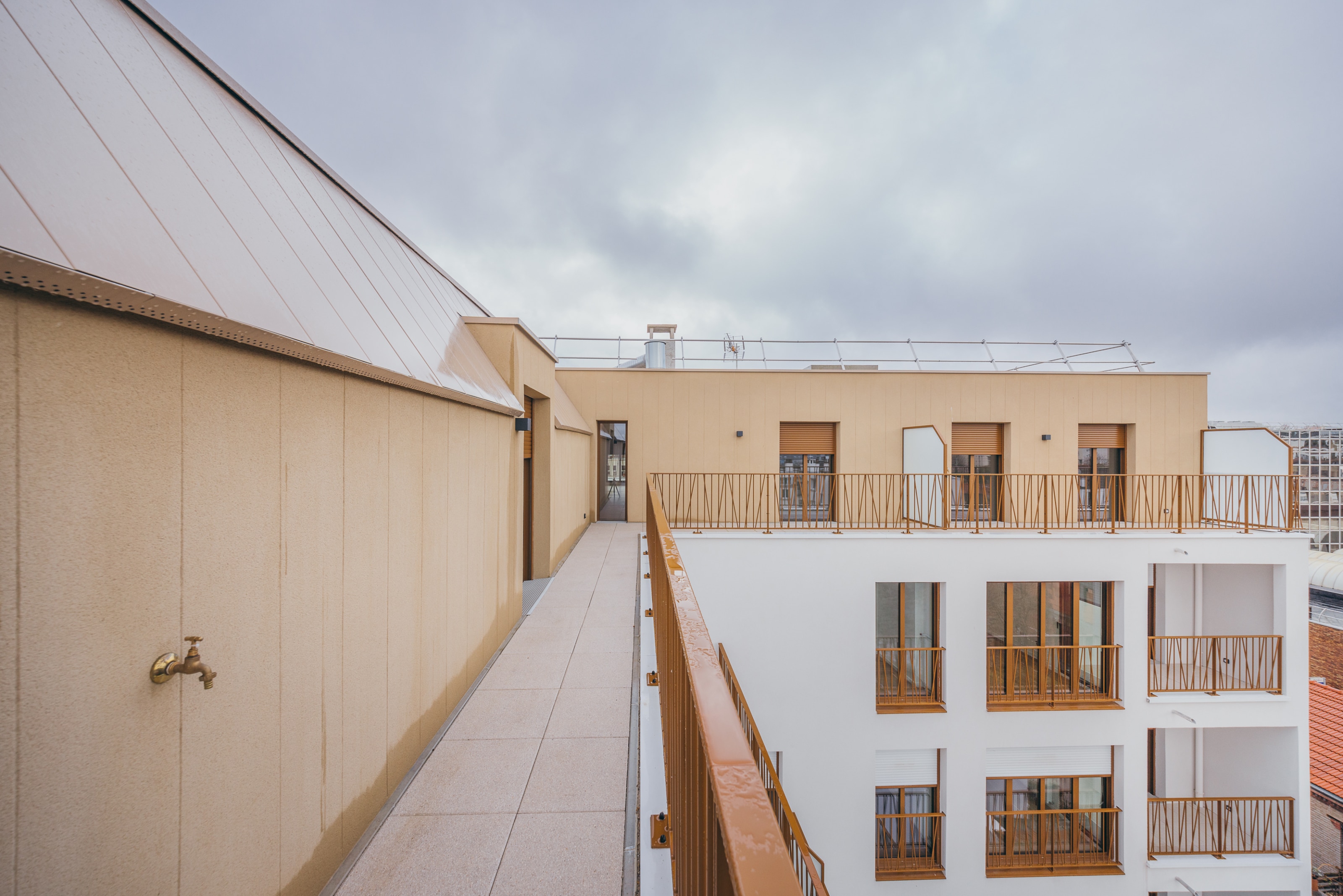 Photo d'une terrasse de la résidence Orée à Malakoff