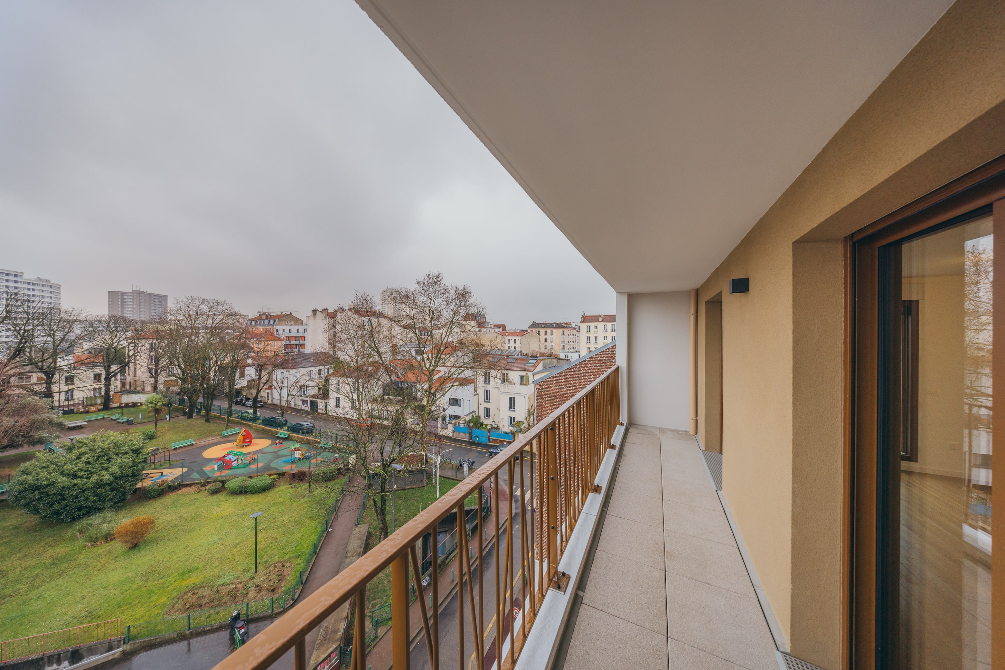 Photo d'un balcon de la résidence Orée à Malakoff