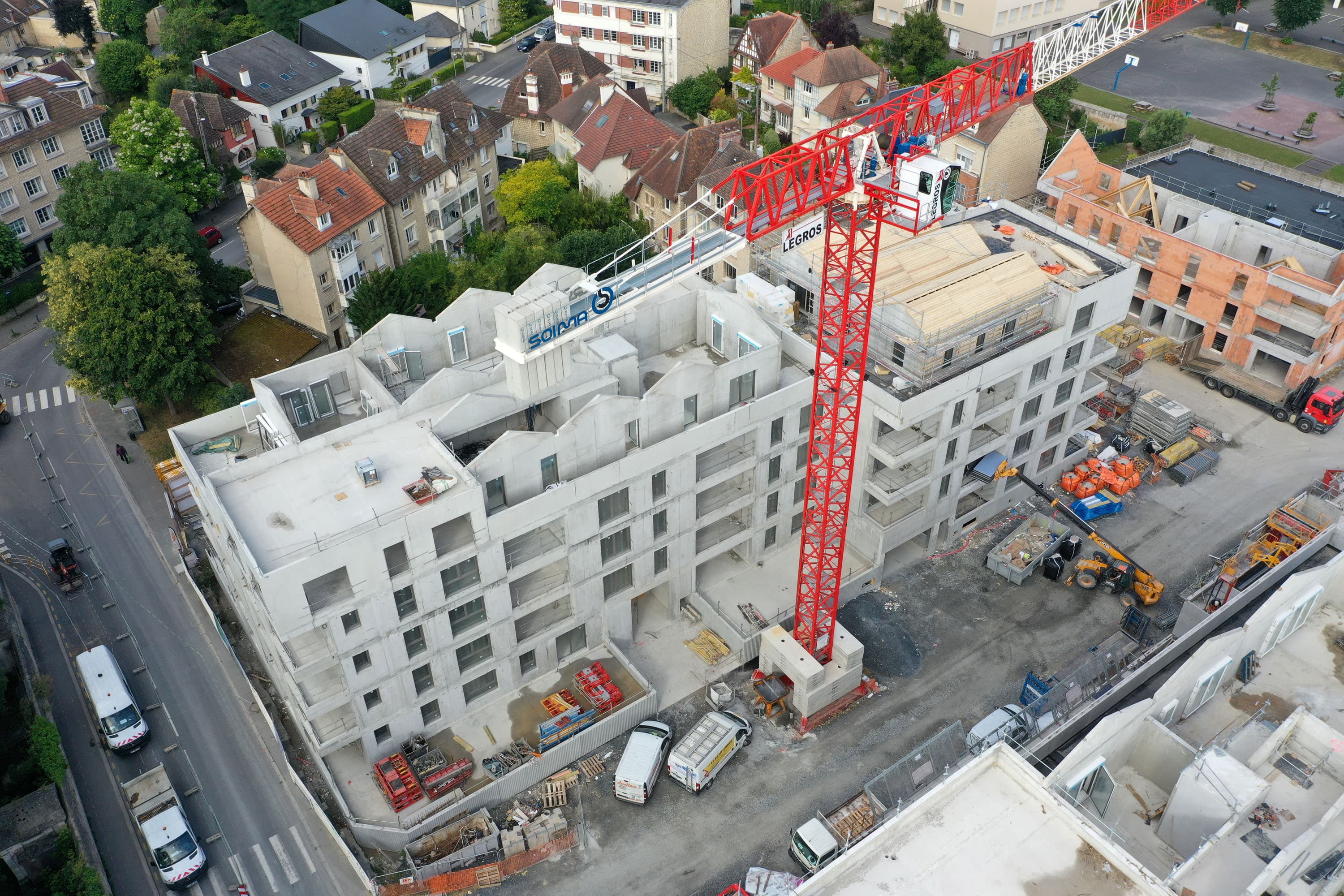 Photo de la résidence Elixir vue du ciel